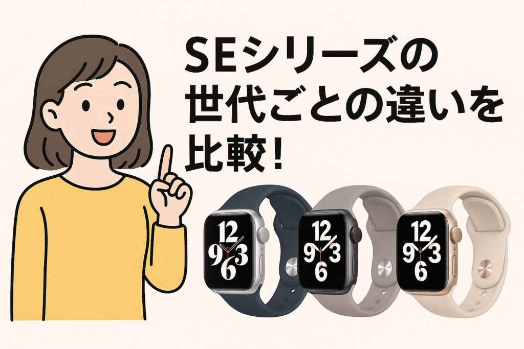 SEシリーズの世代ごとの違いを比較!