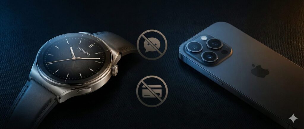 HUAWEIスマートウォッチをiPhoneで使う際の注意点