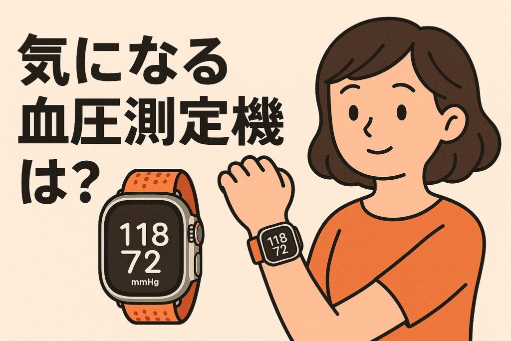 気になる血圧測定機能は？
