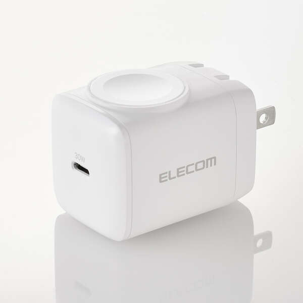 3. エレコム 30W USB PD充電器 Apple Watch対応 (EC-AC9830WH)