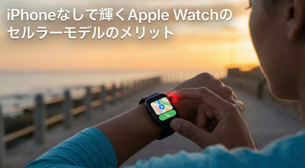 iPhoneなしで輝くApple Watchのセルラーモデルのメリット