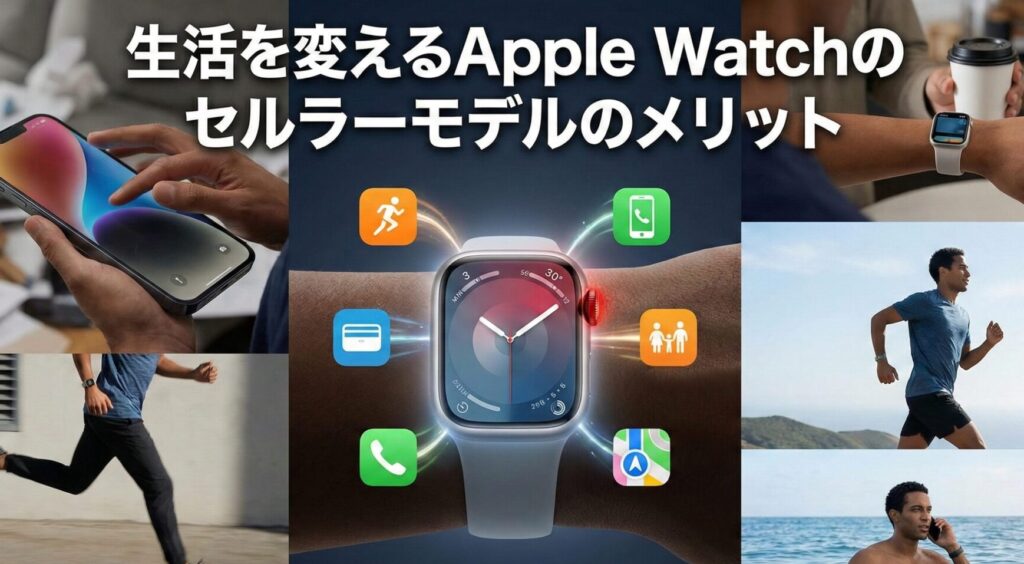 生活を変えるApple Watchのセルラーモデルのメリット