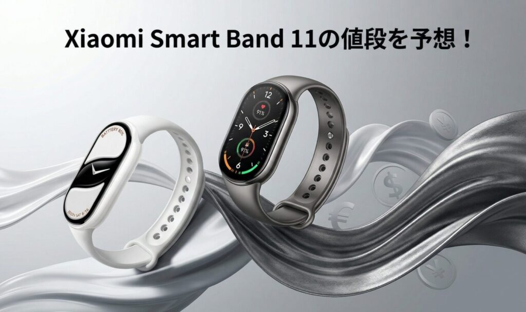 Xiaomi Smart Band 11の値段を予想!