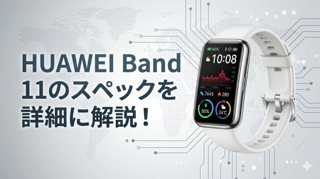 HUAWEI Band 11のスペックを詳細に解説!