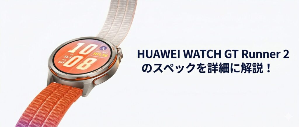 HUAWEI WATCH GT Runner 2のスペックを詳細に解説！